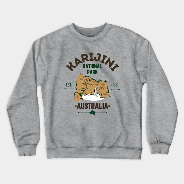 Karijini National Park Crewneck Sweatshirt by FullOnNostalgia